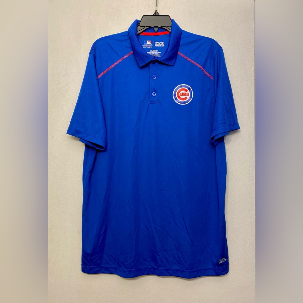 Chicago Cubs Genuine Merchandise Blue and Red‎ TX3 Cool Golf Polo Men’s XL